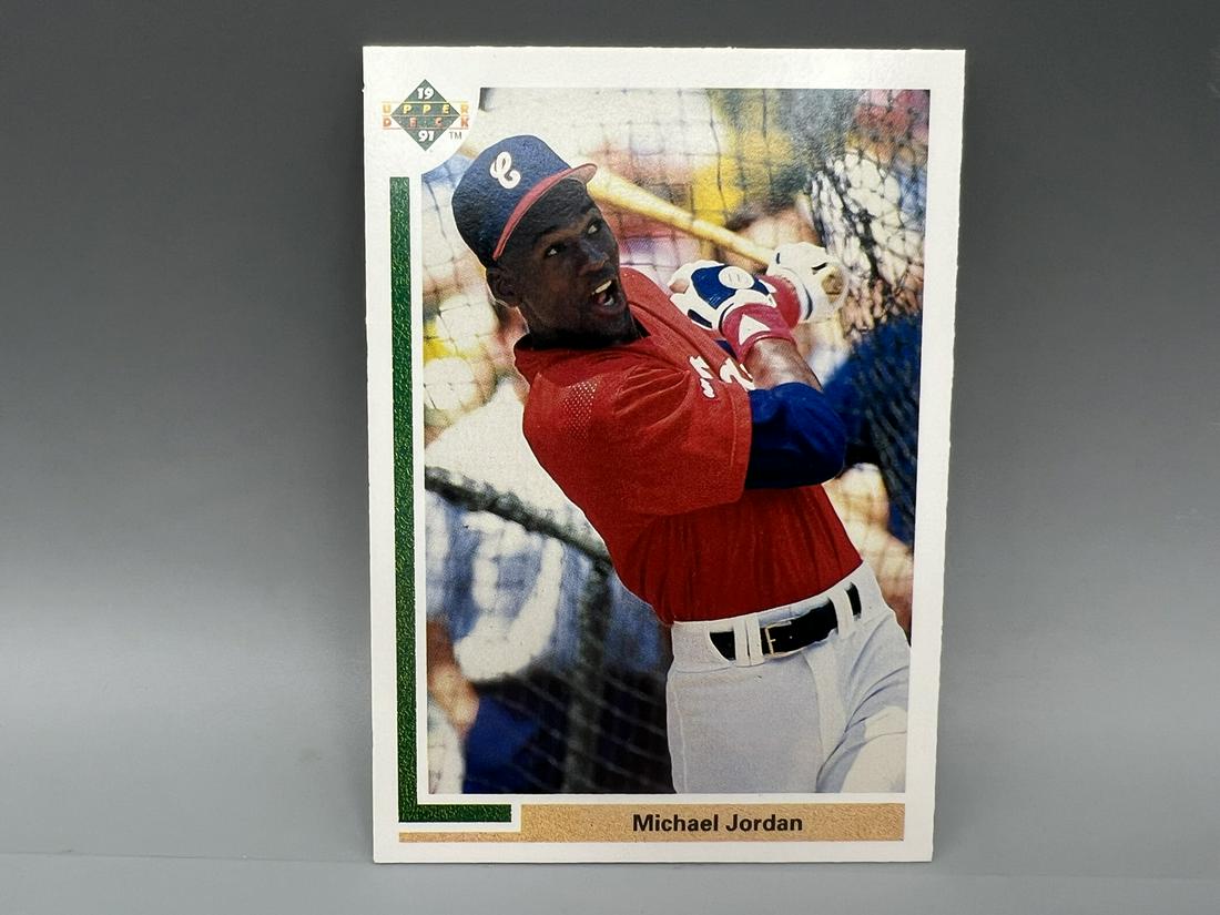 1991 Upper Deck Michael Jordan Insert SP1 Rookie Baseball Card (1 of 2)
