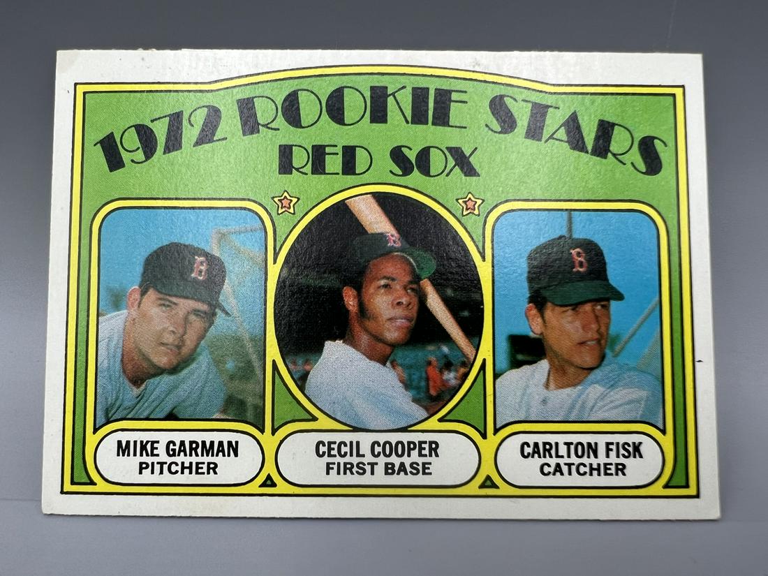 1972 Topps #79 Carlton Fisk & Cecil Cooper Rookie: 1972 Topps #79 Carlton Fisk & Cecil Cooper Rookie