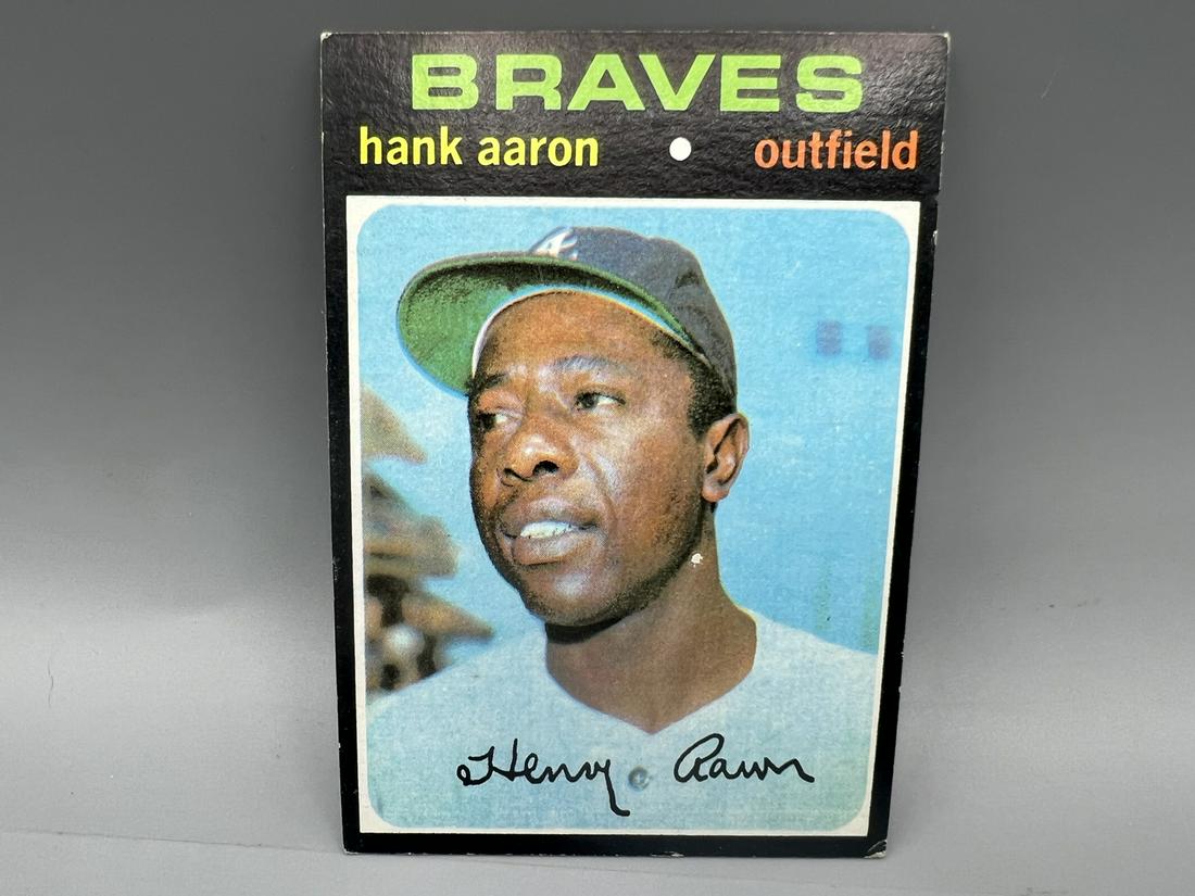 1971 Topps #400 Hank Aaron (1 of 2)