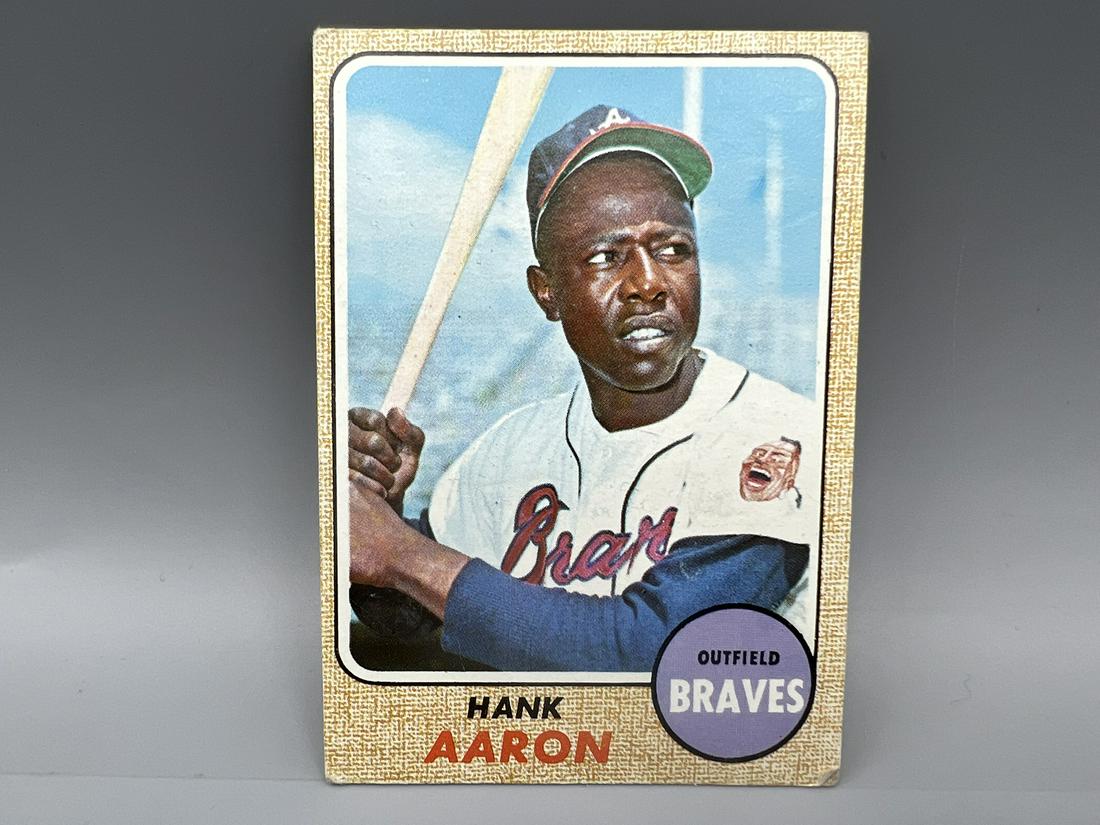 1968 Topps #110 Hank Aaron (1 of 2)