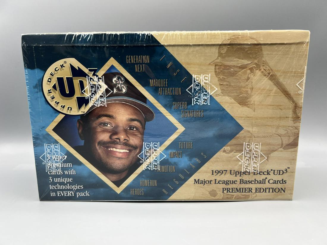 1997 Upper Deck UD3 Factory Sealed Hobby Box  - Possible Autographs (1 of 2)
