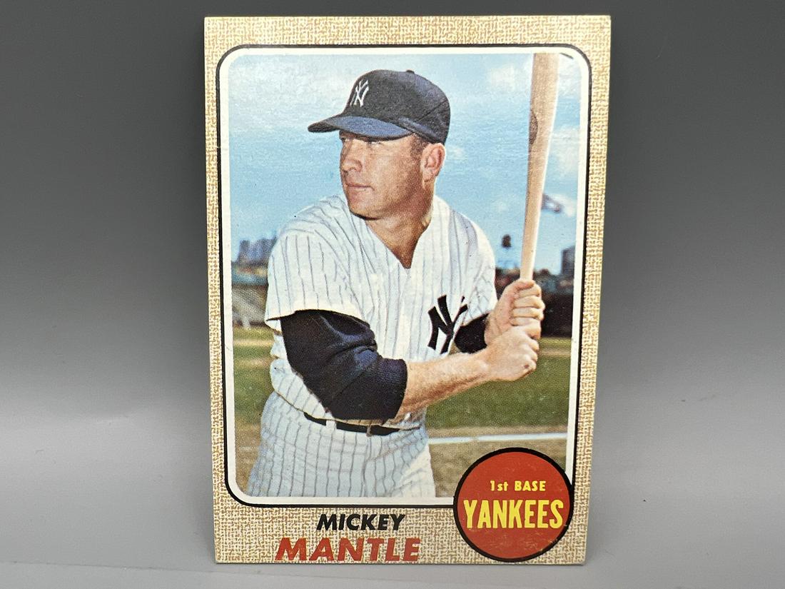 1968 Topps Baseball #280 Mickey Mantle (1 of 2)