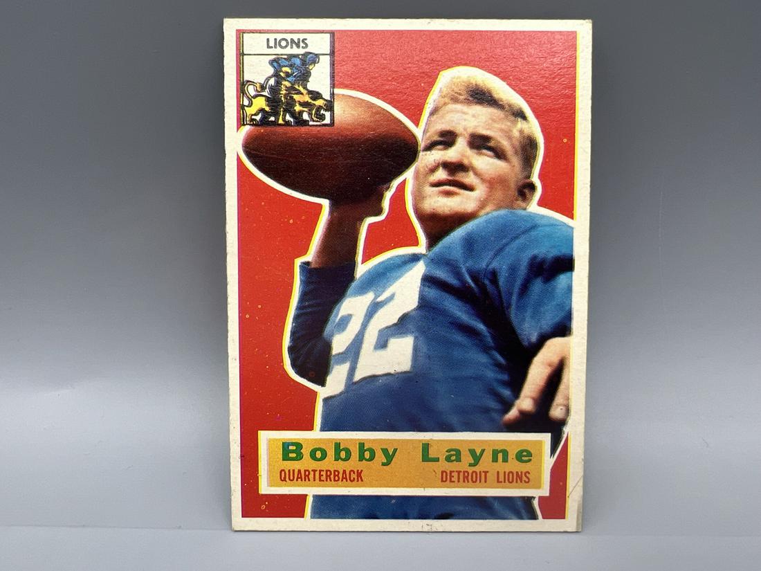1956 Topps Football #116 Bobby Layne (1 of 2)