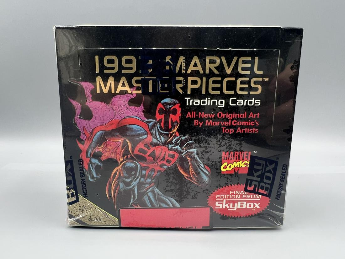 1993 Skybox Marvel Masterpieces Trading Cards Factory Sealed Box (36 Packs) (1 of 2)