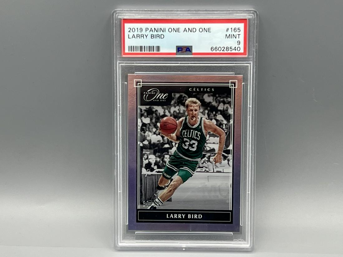 2019 Panini One and One #165 Larry Bird PSA 9 37/99 (1 of 3)