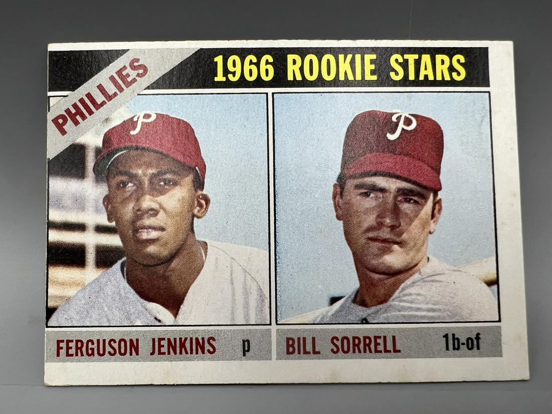 1966 Topps #254 Ferguson Jenkins Rookie (1 of 2)