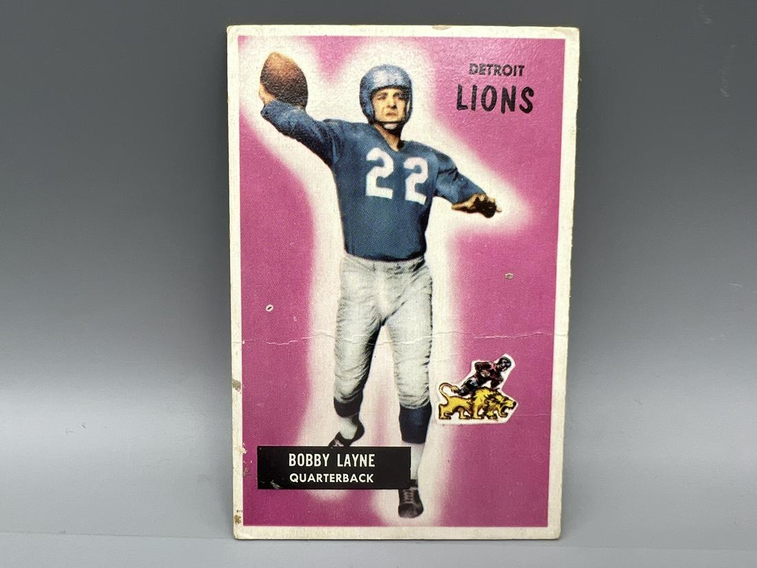 1955 Bowman #71 Bobby Layne (1 of 2)