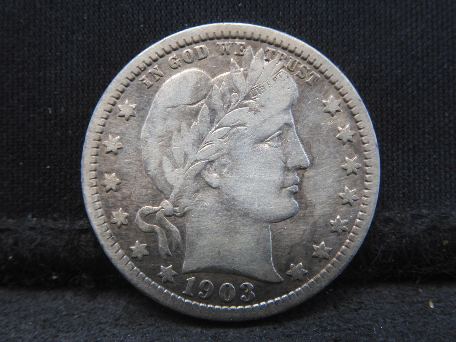 1903 Barber quarter.  Full Liberty. (1 of 2)