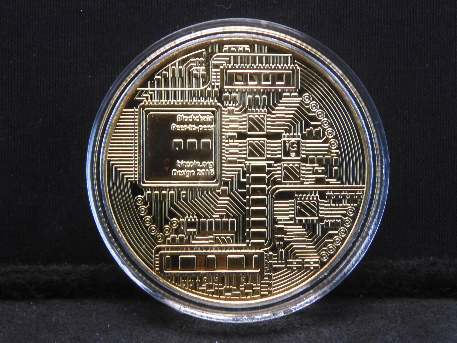 Bitcoin collectors addition - 24 Karat gold plated with detailed fine engravings: Bitcoin collectors addition - 24 Karat gold plated with detailed fine engravings