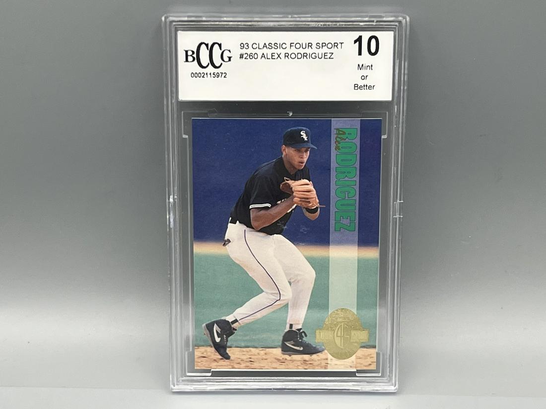 1994 Classic Four Sport #260 Alex Rodruguez RC BCCG MINT 10: 1994 Classic Four Sport #260 Alex Rodruguez RC BCCG MINT 10