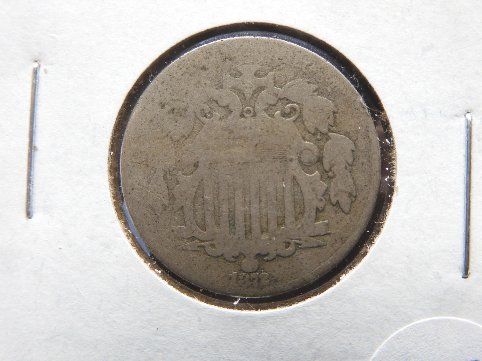 1872 Shield 5c. (1 of 3)