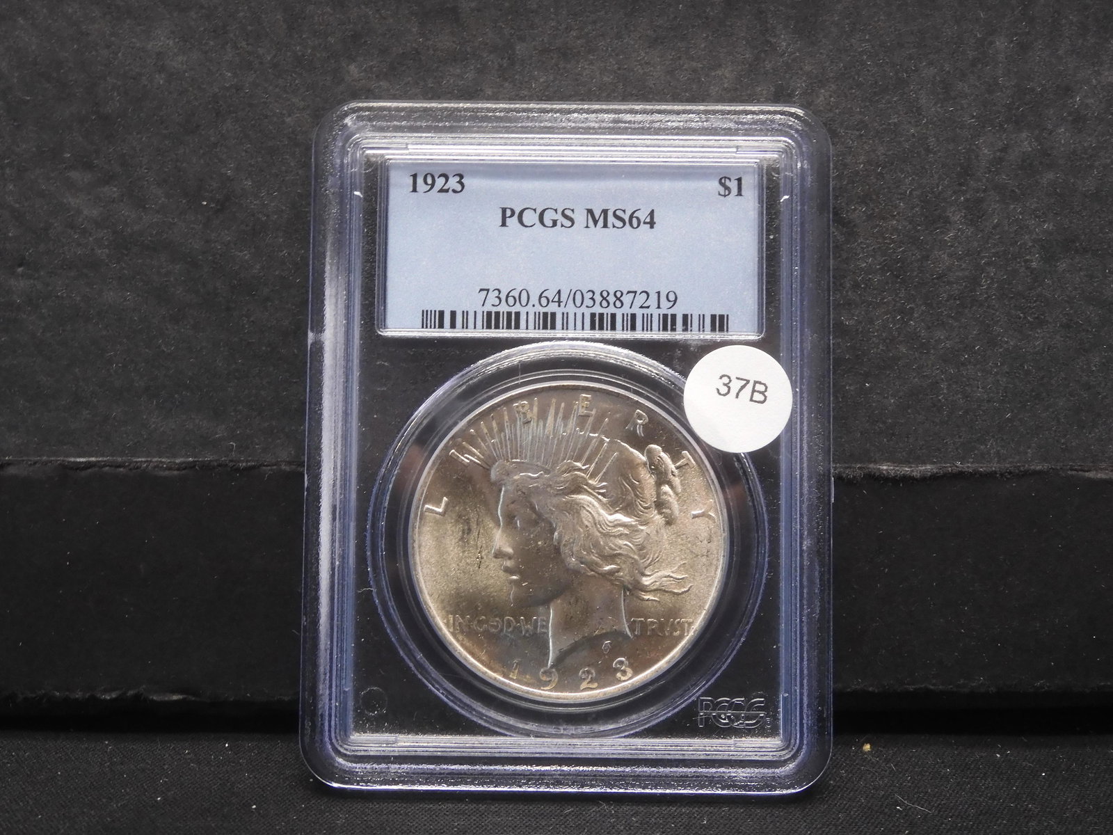 1923 Peace Dollar  PCGS MS64. (1 of 3)