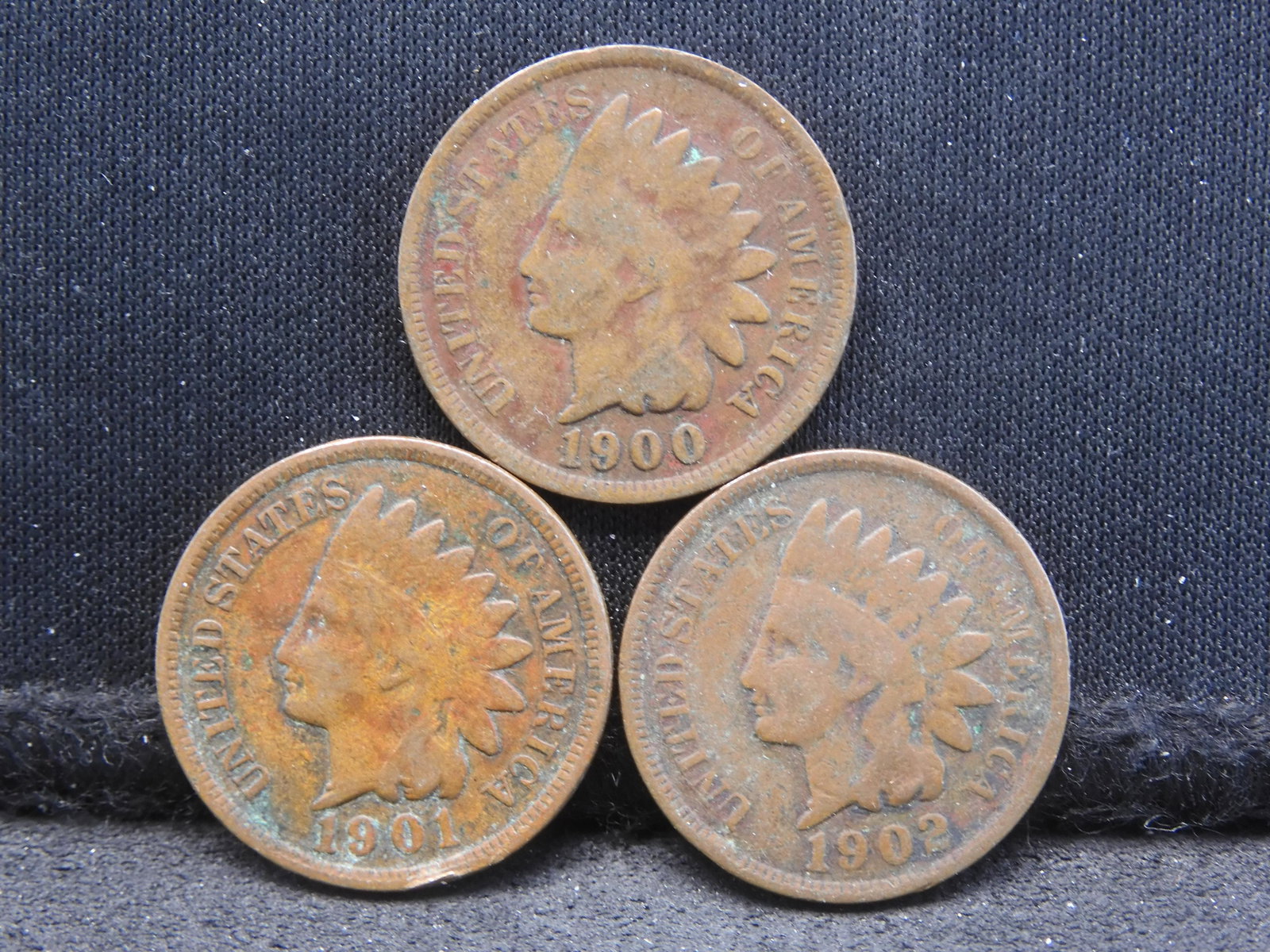 1900, 1901, 1902 Indian Pennies: 1900, 1901, 1902 Indian Pennies