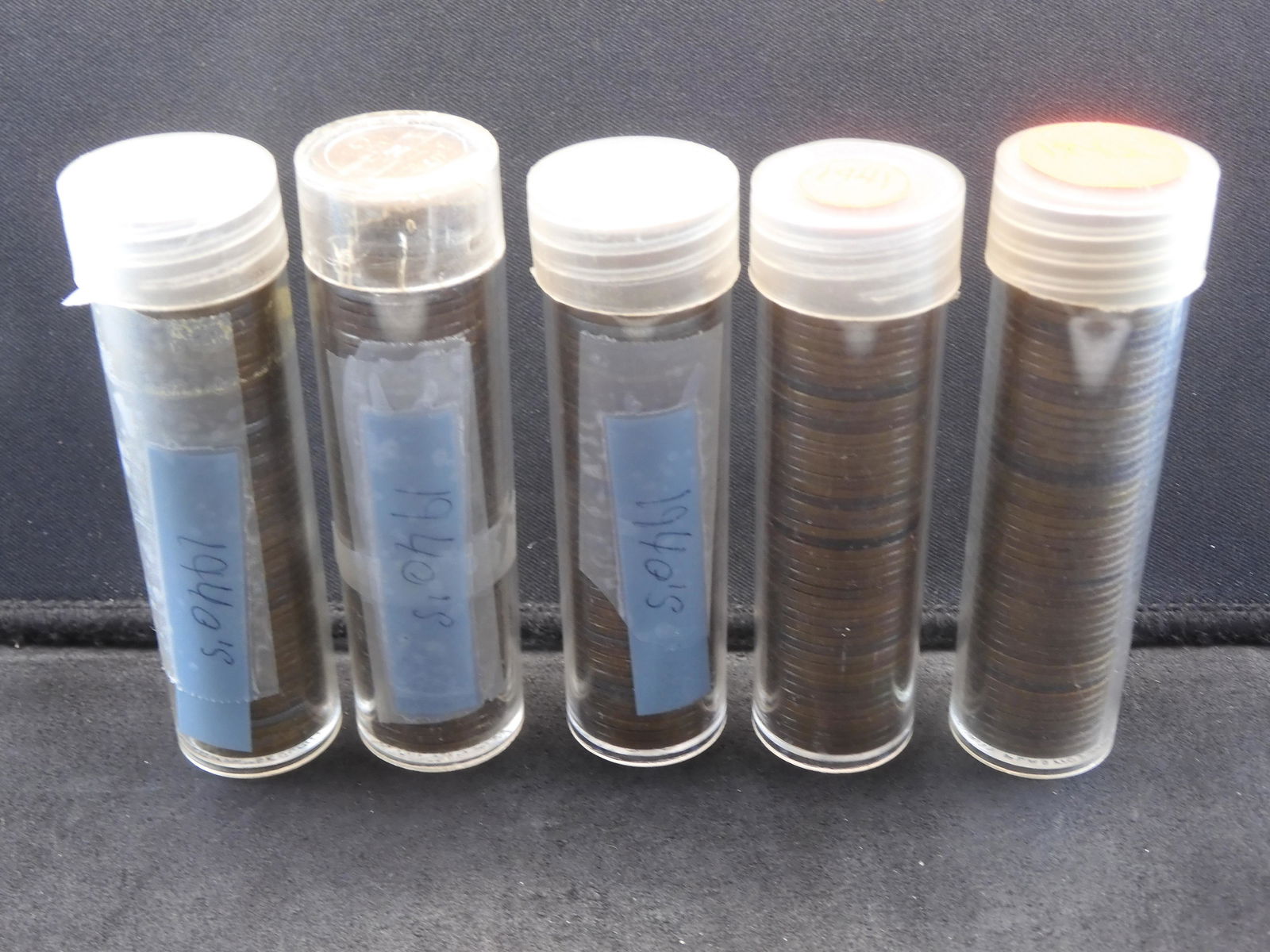 250 Lincoln Wheat Cents 1940's Dates (1 of 5)