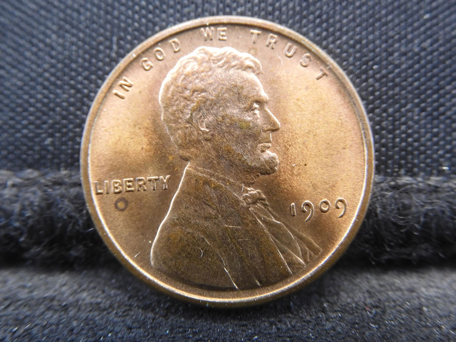 1909-VDB Brilliant Uncirculated Lincoln Head Wheat Cent.  First Year Of Issue. (1 of 2)