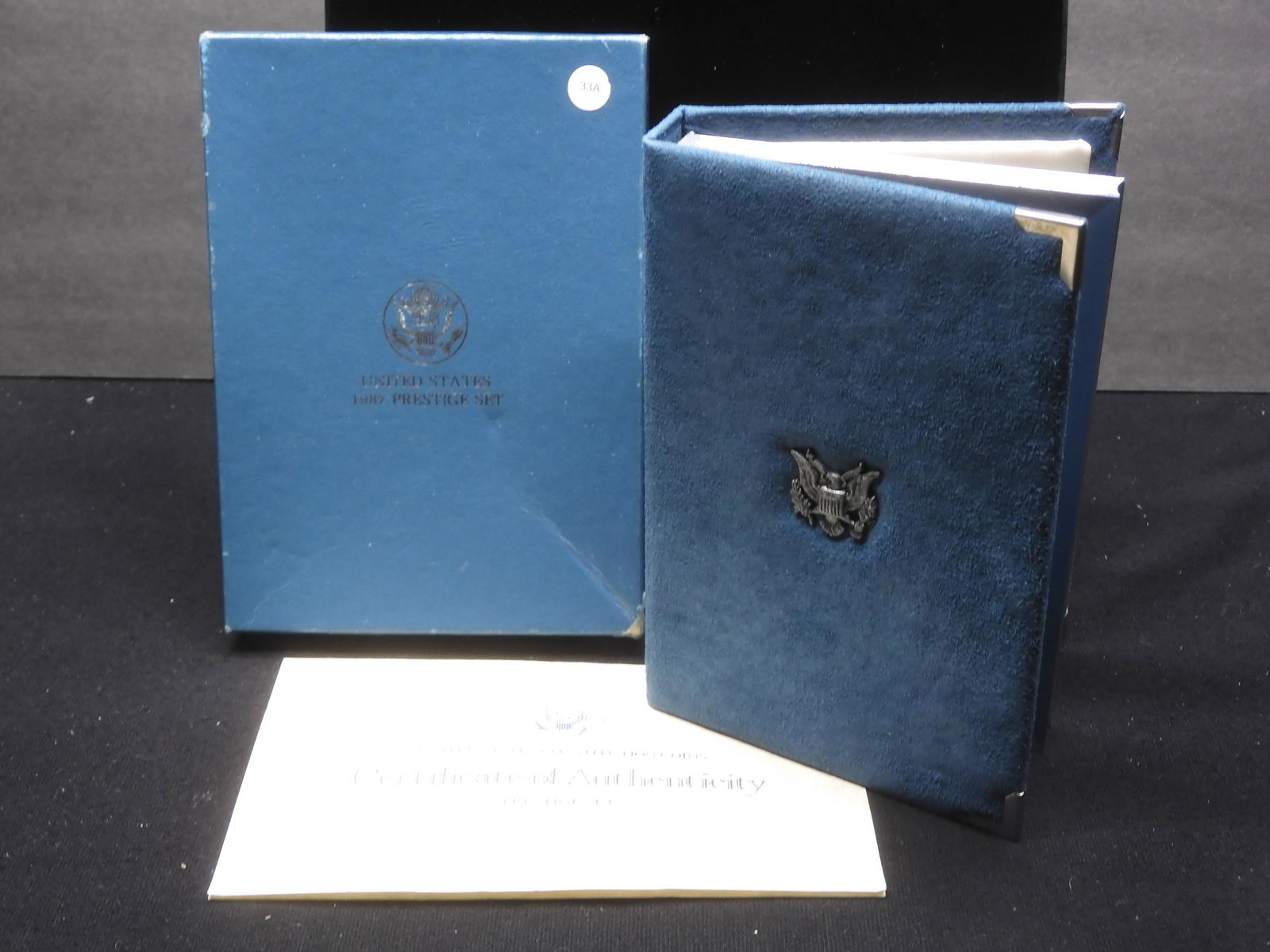 1987-S Prestige Proof Set.  Contains Constitution Silver $1 and regular coinage.  GEM in original (1 of 4)