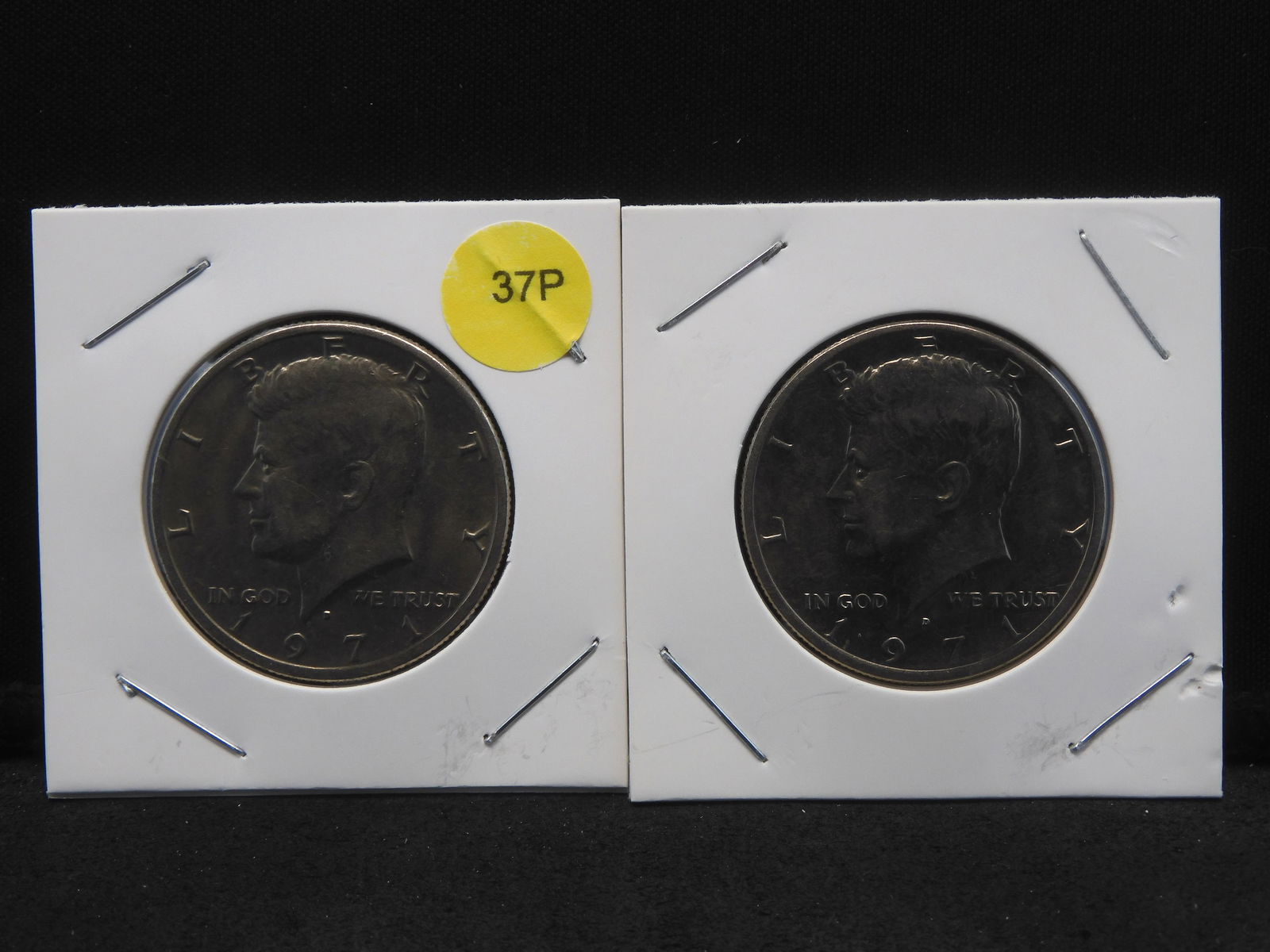 Two 1971-D Kennedy Half Dollars (1 of 5)