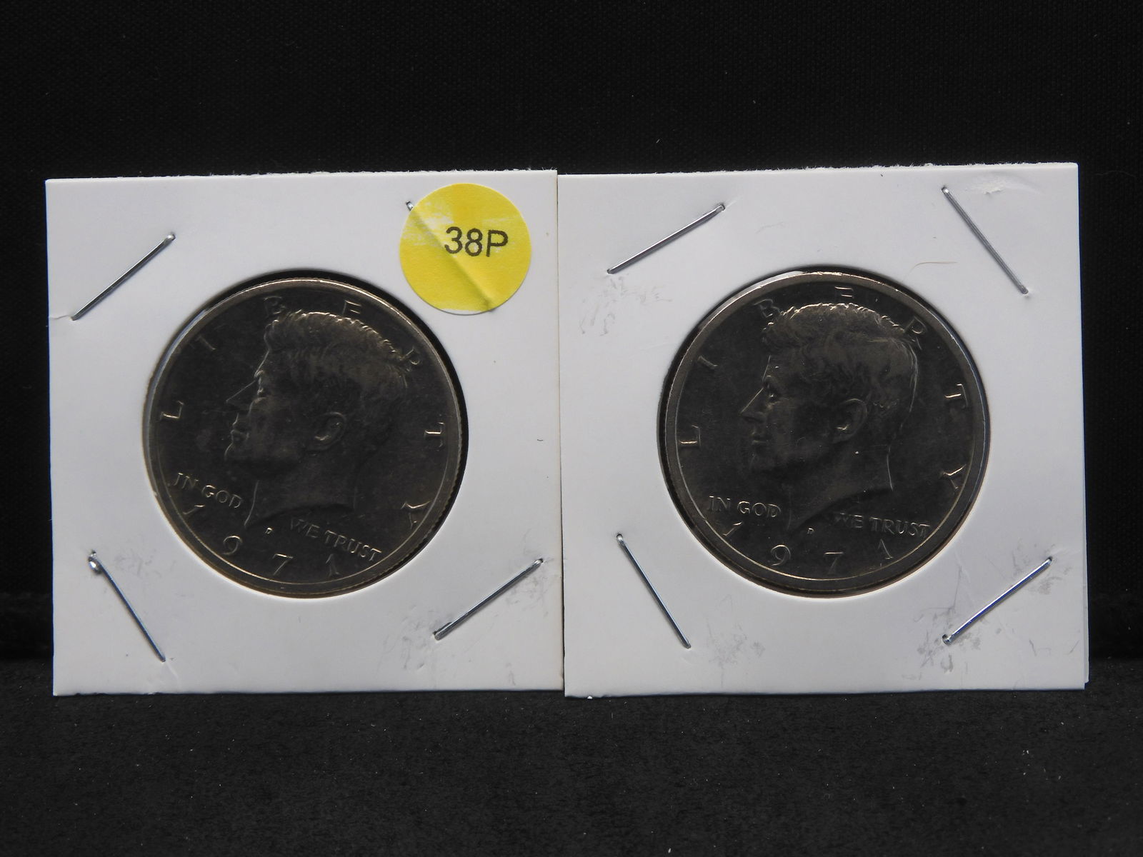 Two 1971-D Kennedy Half Dollars (1 of 5)