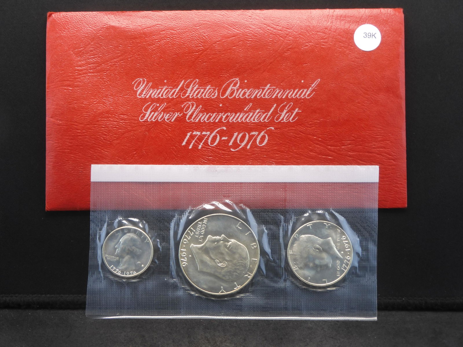 1776-1976-S United States Bicentennial 3-Coin SILVER Mint Set With Original Gov't Packaging. (1 of 3)