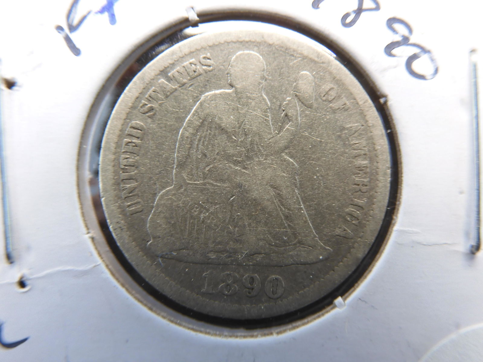 1890 Seated Dime, Over 130 Years Old! (1 of 3)