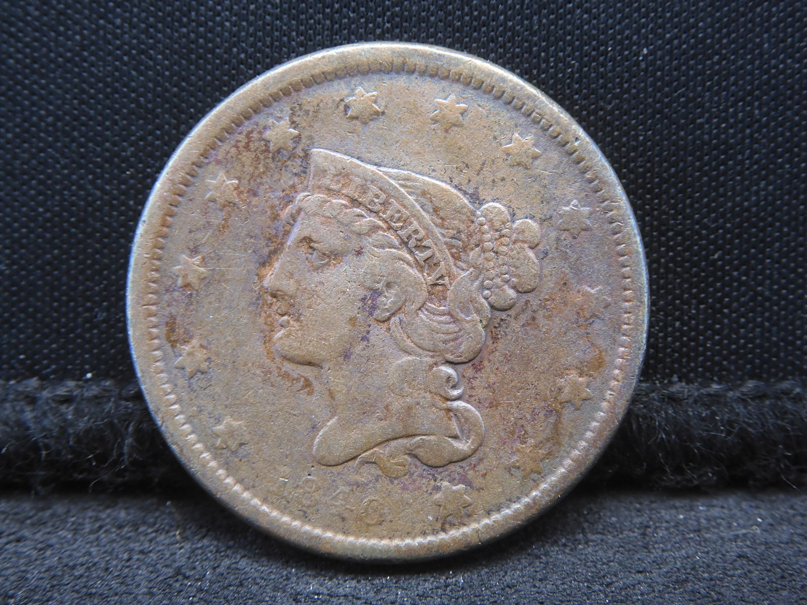1840 Coronet Head US Large Cent (1 of 2)