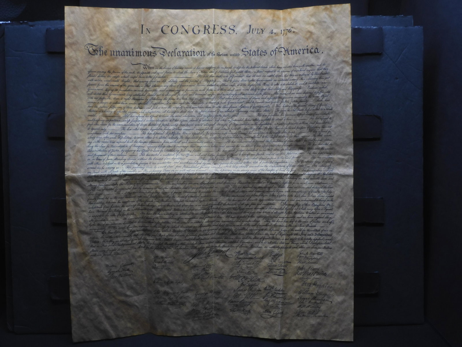 Reproduction of the Declaration of Independence: Reproduction of the Declaration of Independence