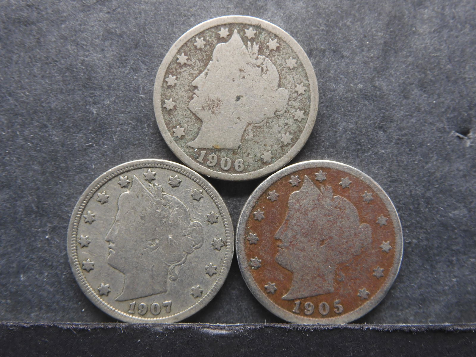 (3) Liberty V Nickels  1905, 1906, 1907 (1 of 2)