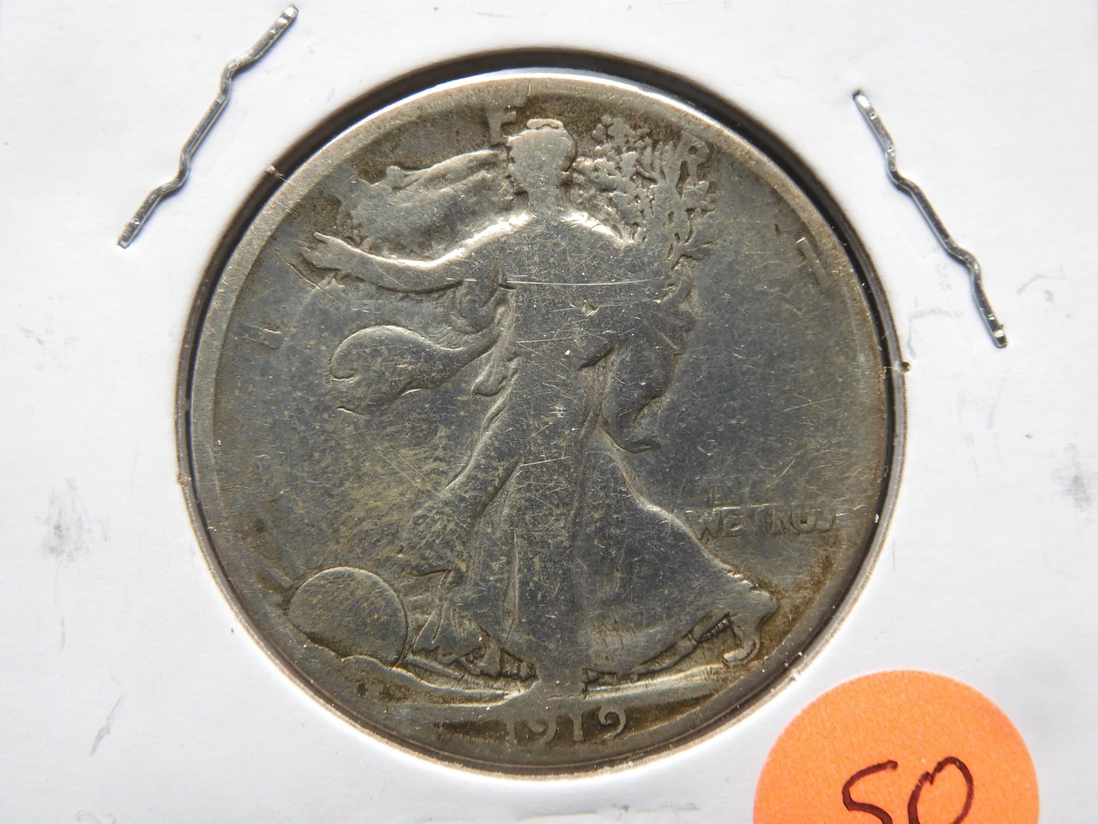 1919 Walking Liberty Half Dollar (1 of 3)
