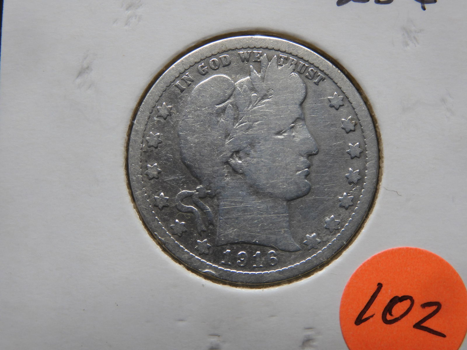 1916 Barber Quarter (1 of 3)