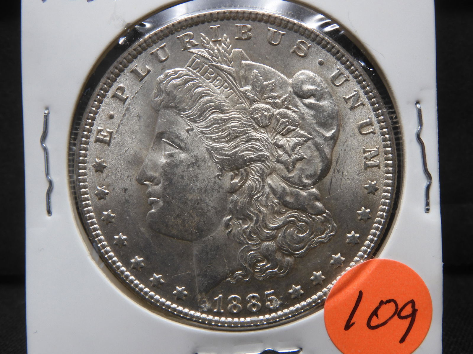 1885 Morgan Silver Dollar BU (1 of 3)