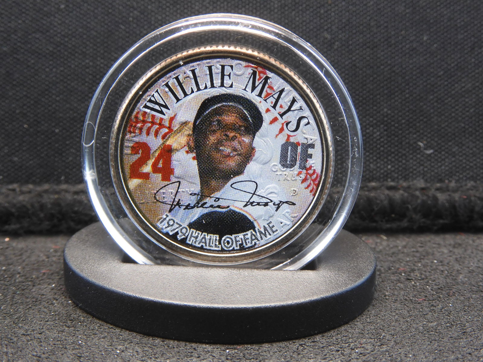 2005 California State Quarter - Willie Howard Mays Jr. Colorized Tribute Coin - The 'Say Hey Kid' (1 of 3)