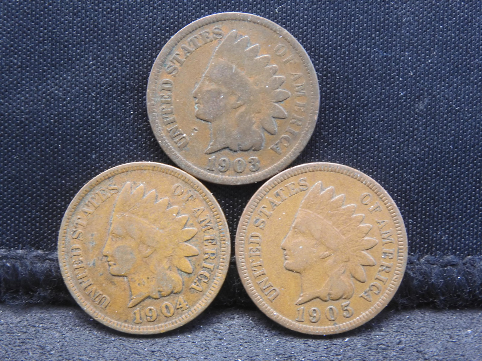 1903, 1904, 1905 Indian Pennies: 1903, 1904, 1905 Indian Pennies