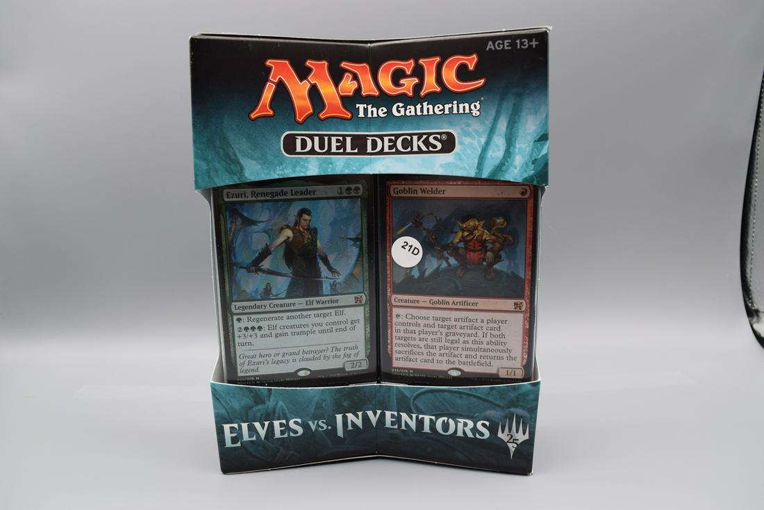 MTG Magic the Gathering Sealed Elves Vs Inventors Duel Decks MIP (1 of 2)