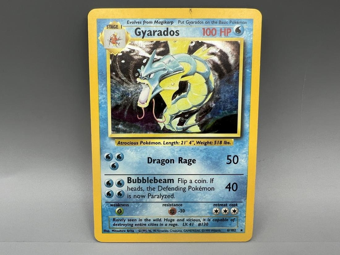 1999 Pokemon Base Set Gyarados #6/102 Holofoil (1 of 2)