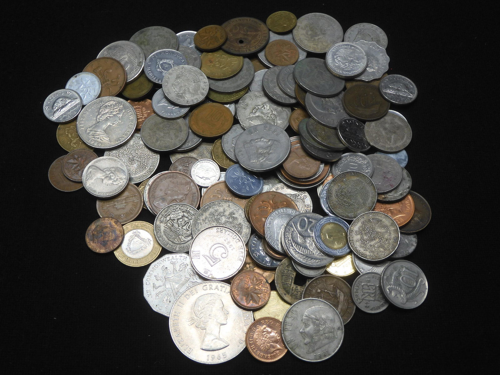 1.6 Lbs. World Coins - Various Countries & Denominations (1 of 5)