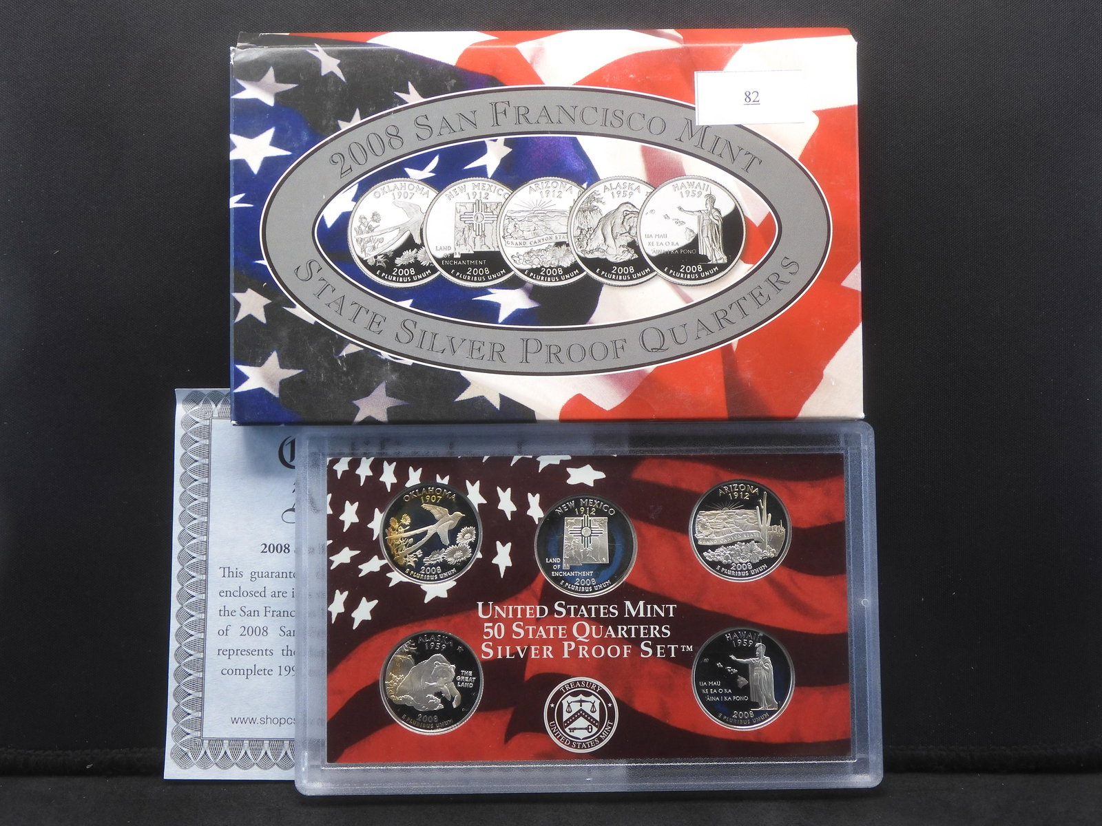2008 San Francisco Silver Proof Quarter Set (1 of 4)