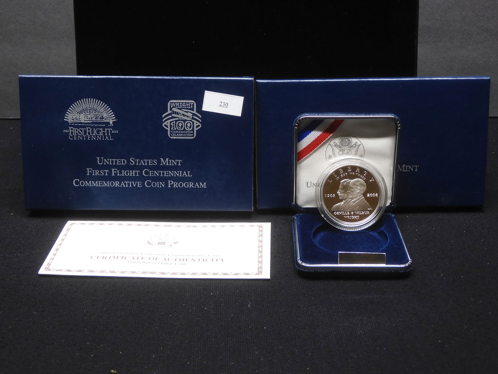 2003-P First Flight Proof Silver Dollar OGP (1 of 4)