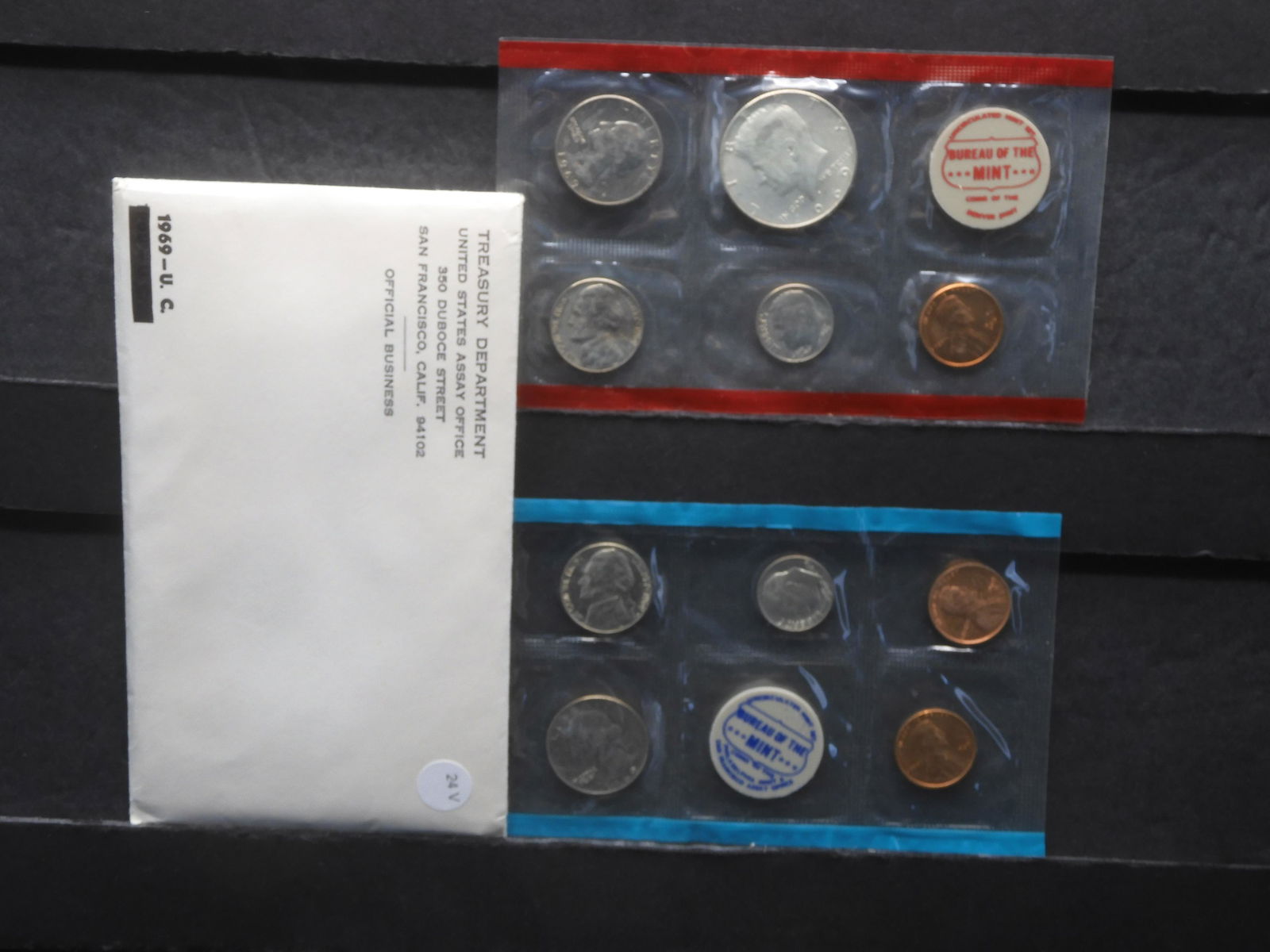 1969 P&D UNC US Mint  Set (1 of 5)