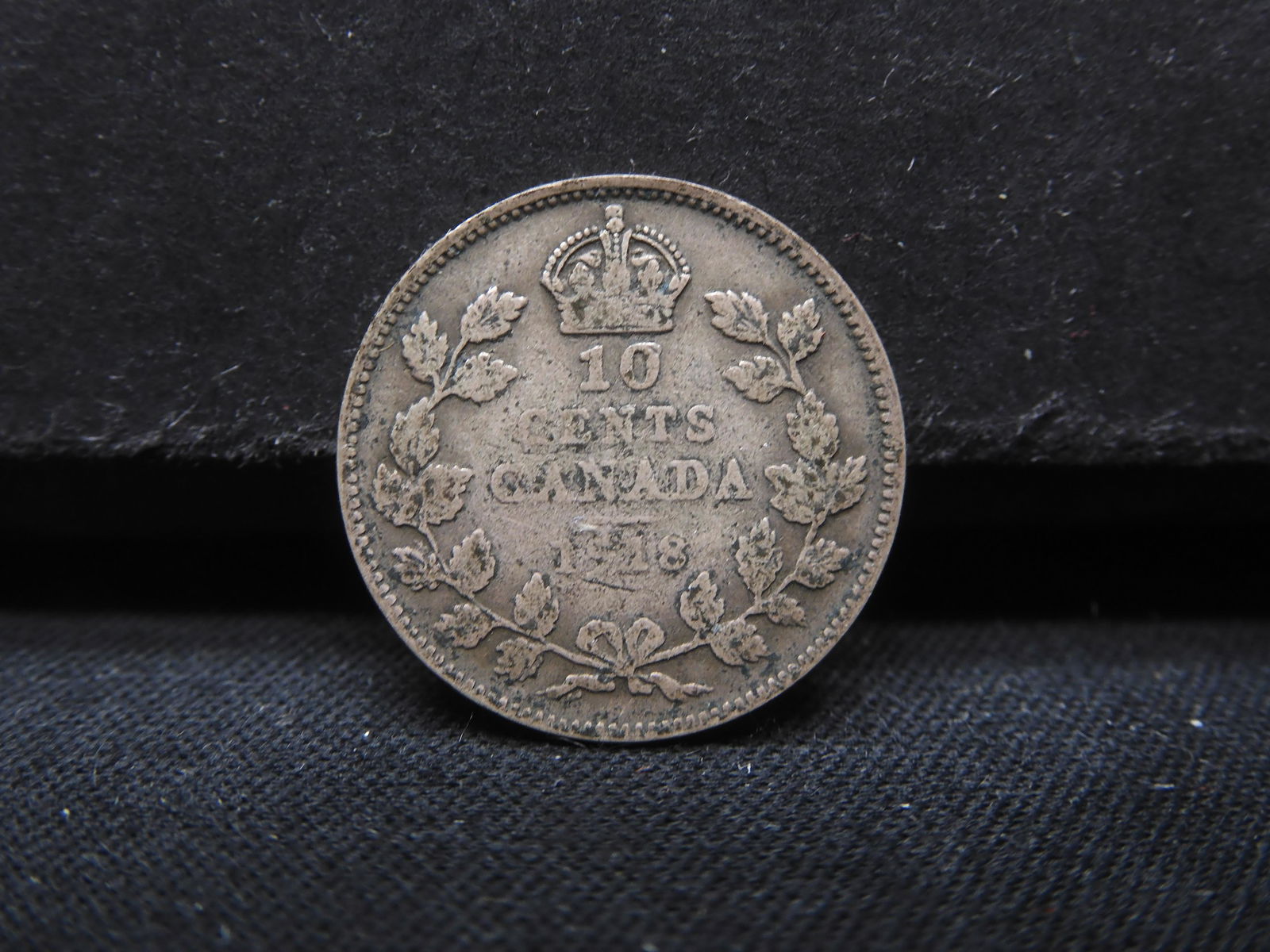 1918 10 Cents from Canada  92.5% Silver (1 of 2)