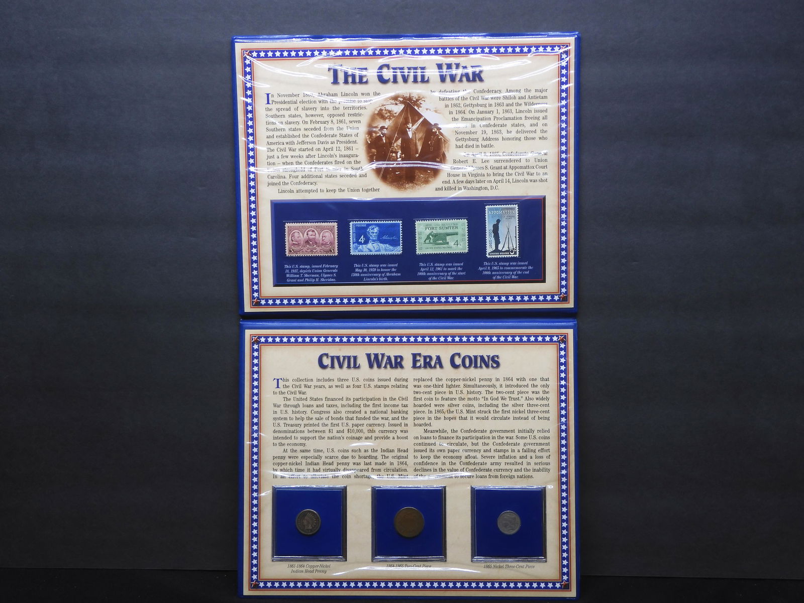 Civil War Era Coins & Postal Stamps - 3 Coins & 4 Stamps (1 of 7)