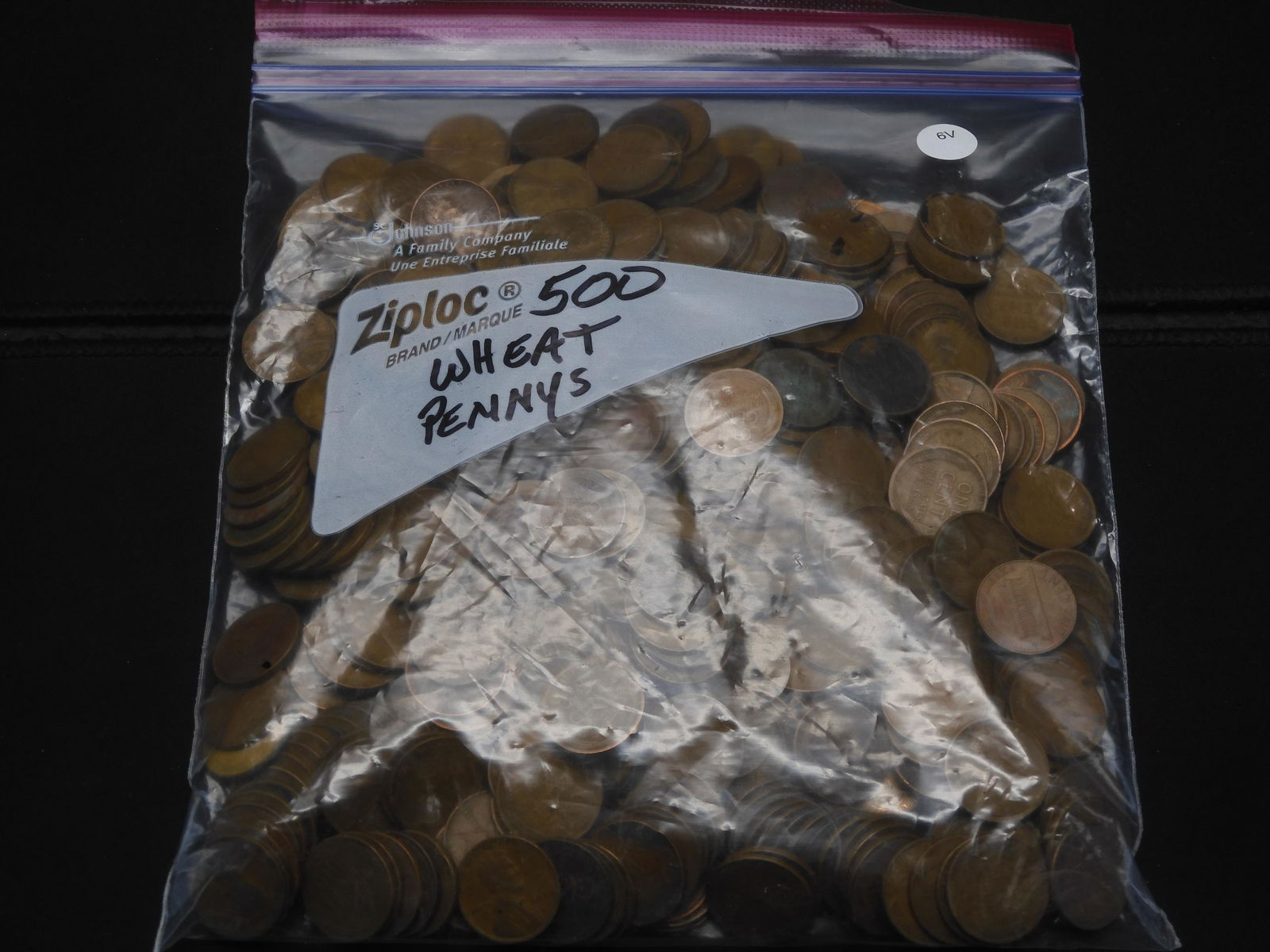 500 Mixed Date Wheat Cents Unsearched Early Dates Spotted (1 of 4)