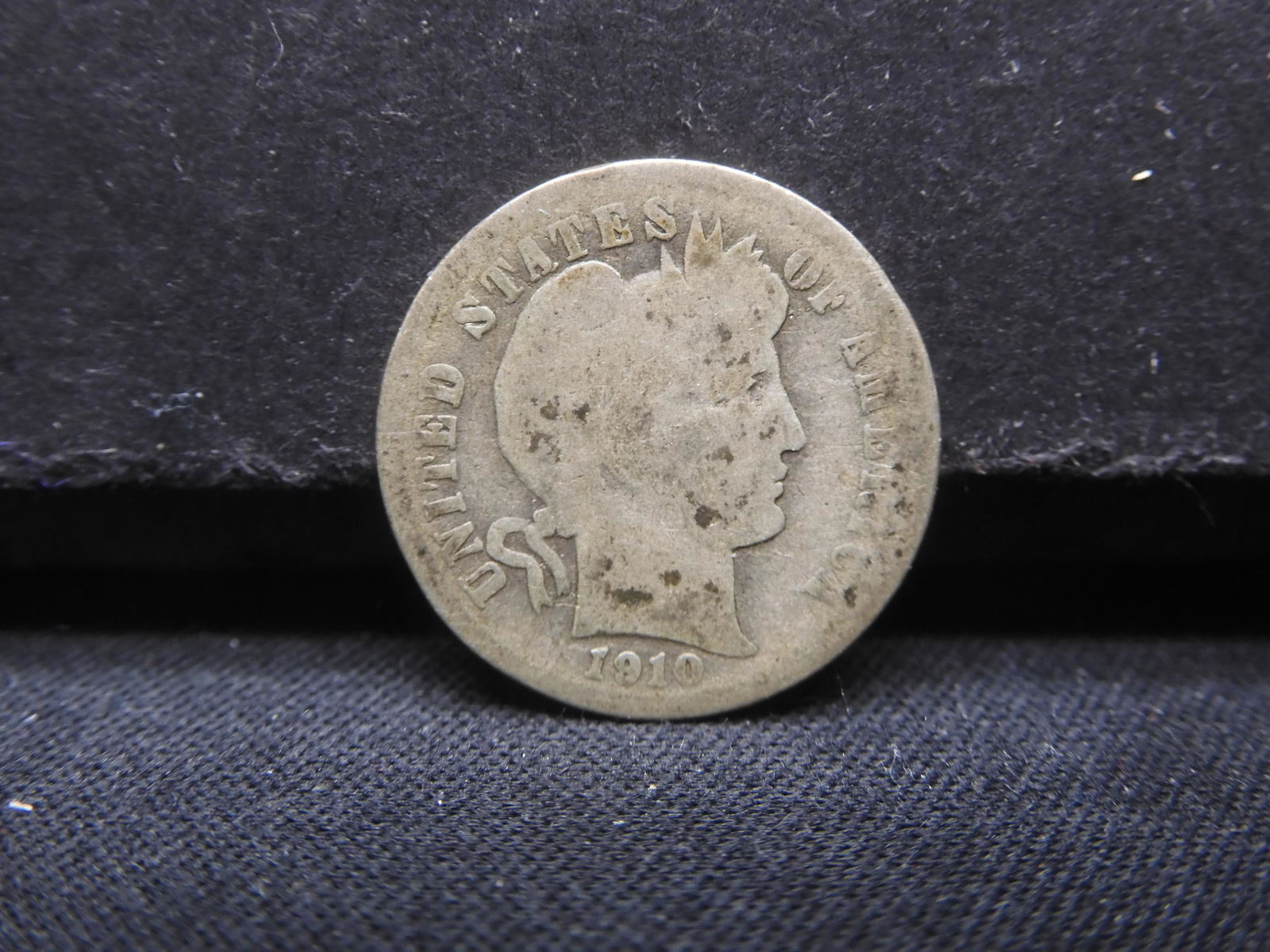 1910 Barber Dime (1 of 2)