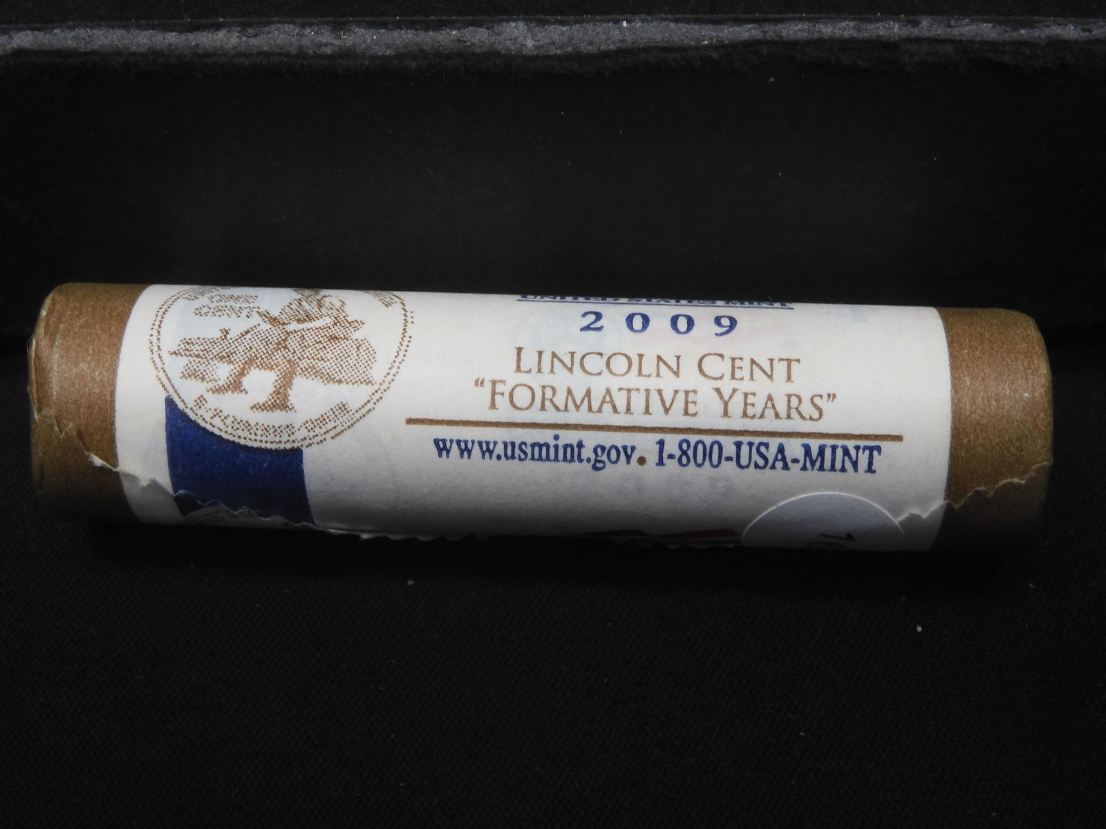 2009-P Lincoln Cent "Formative Years" RED BU Original US Mint Roll (1 of 3)
