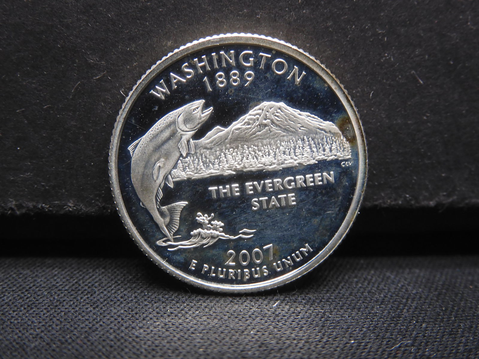 2007-S Washington 90% Silver State Quarter. PROOF DCAM (1 of 2)