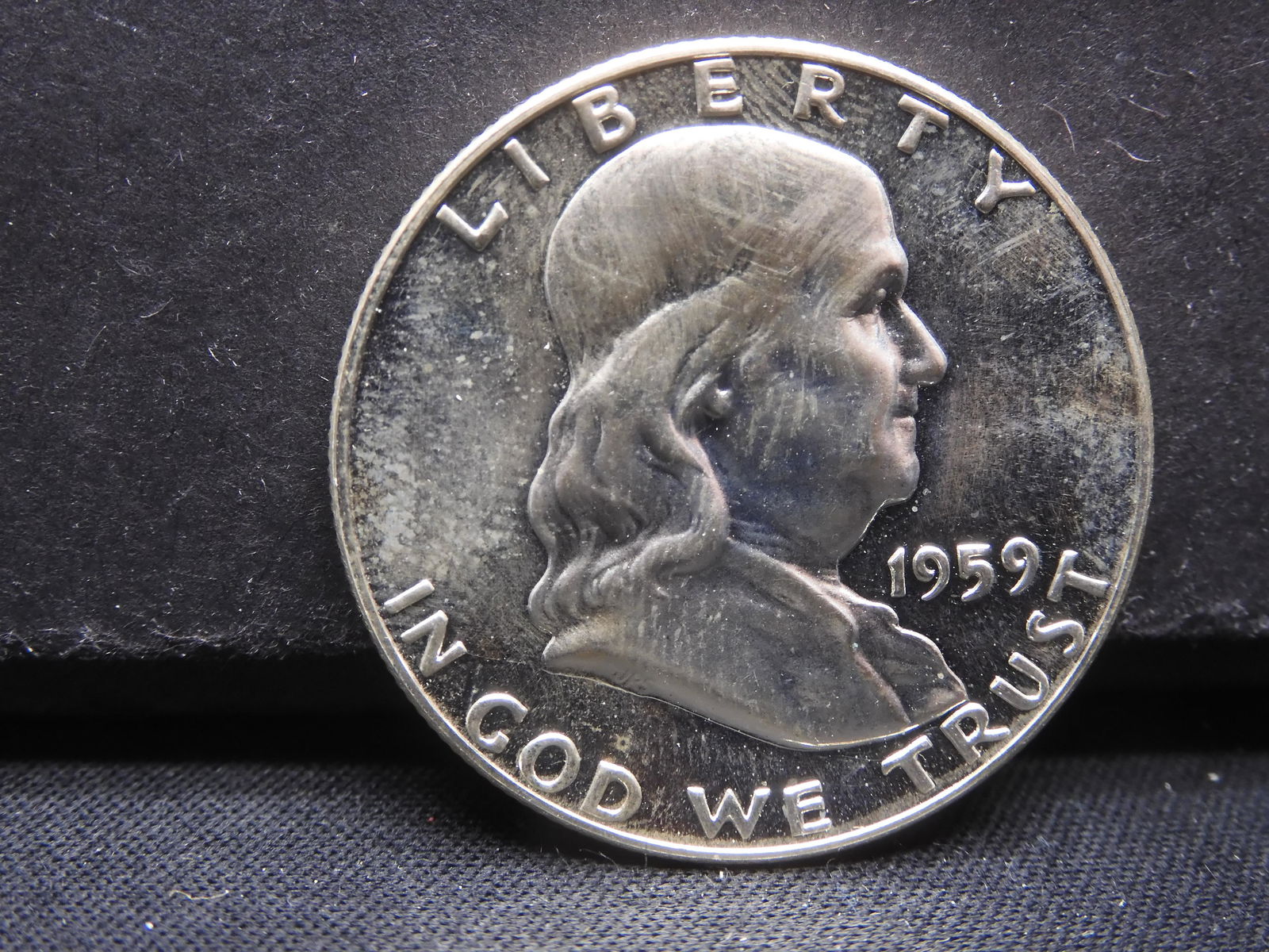 1959 PROOF Franklin 50c. (1 of 2)