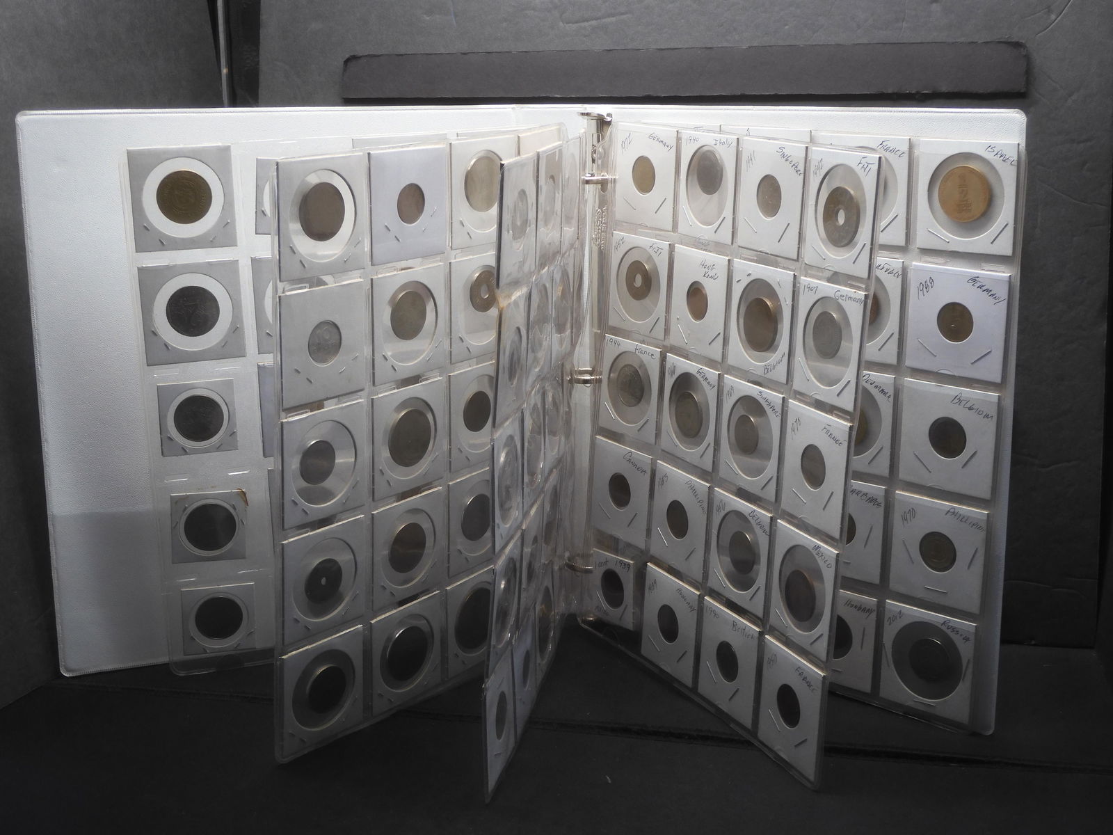 100 World Coins in Binder (1 of 6)