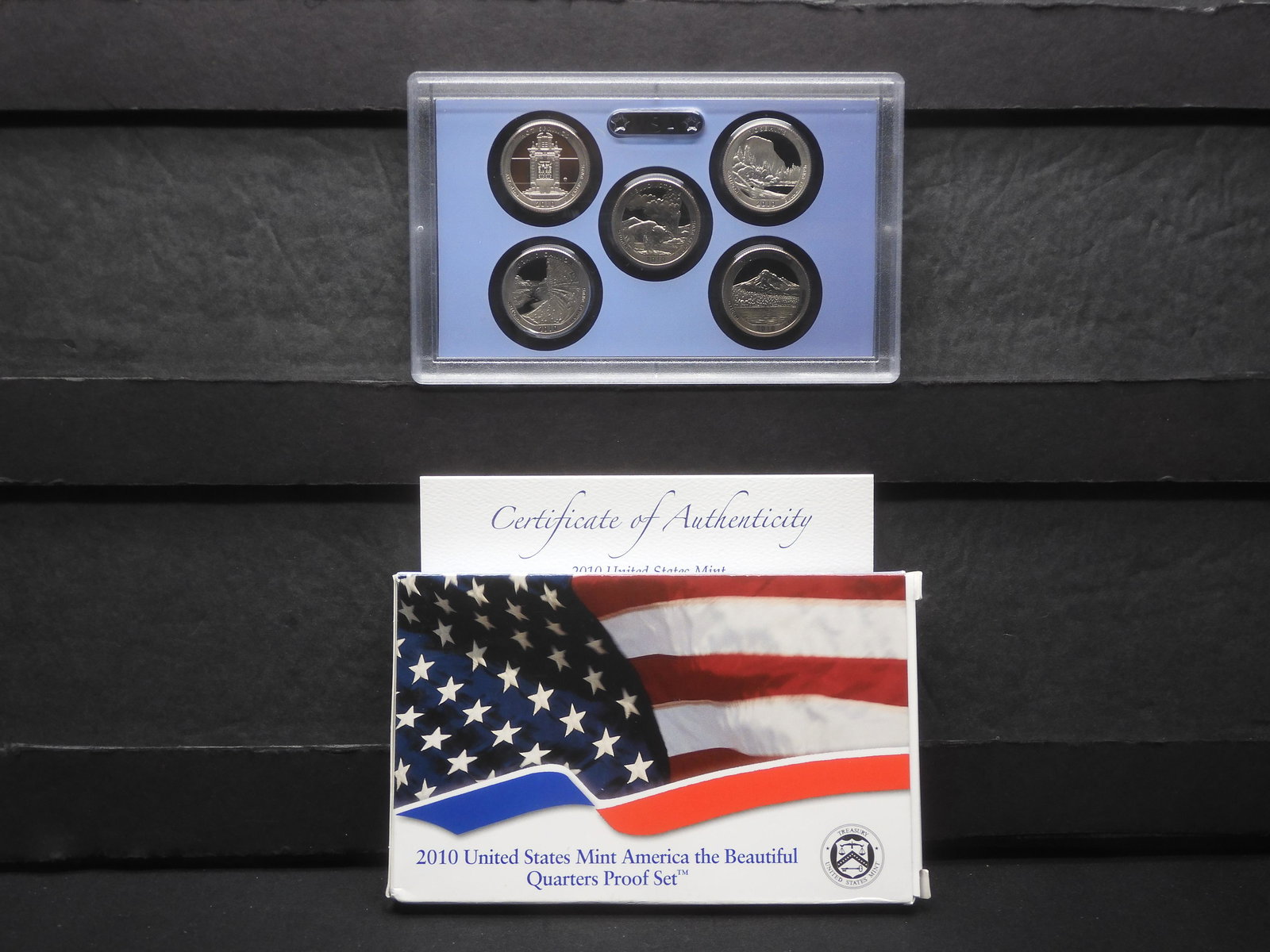 2010-S US Mint America the Beautiful Quarter Proof Set (1 of 4)