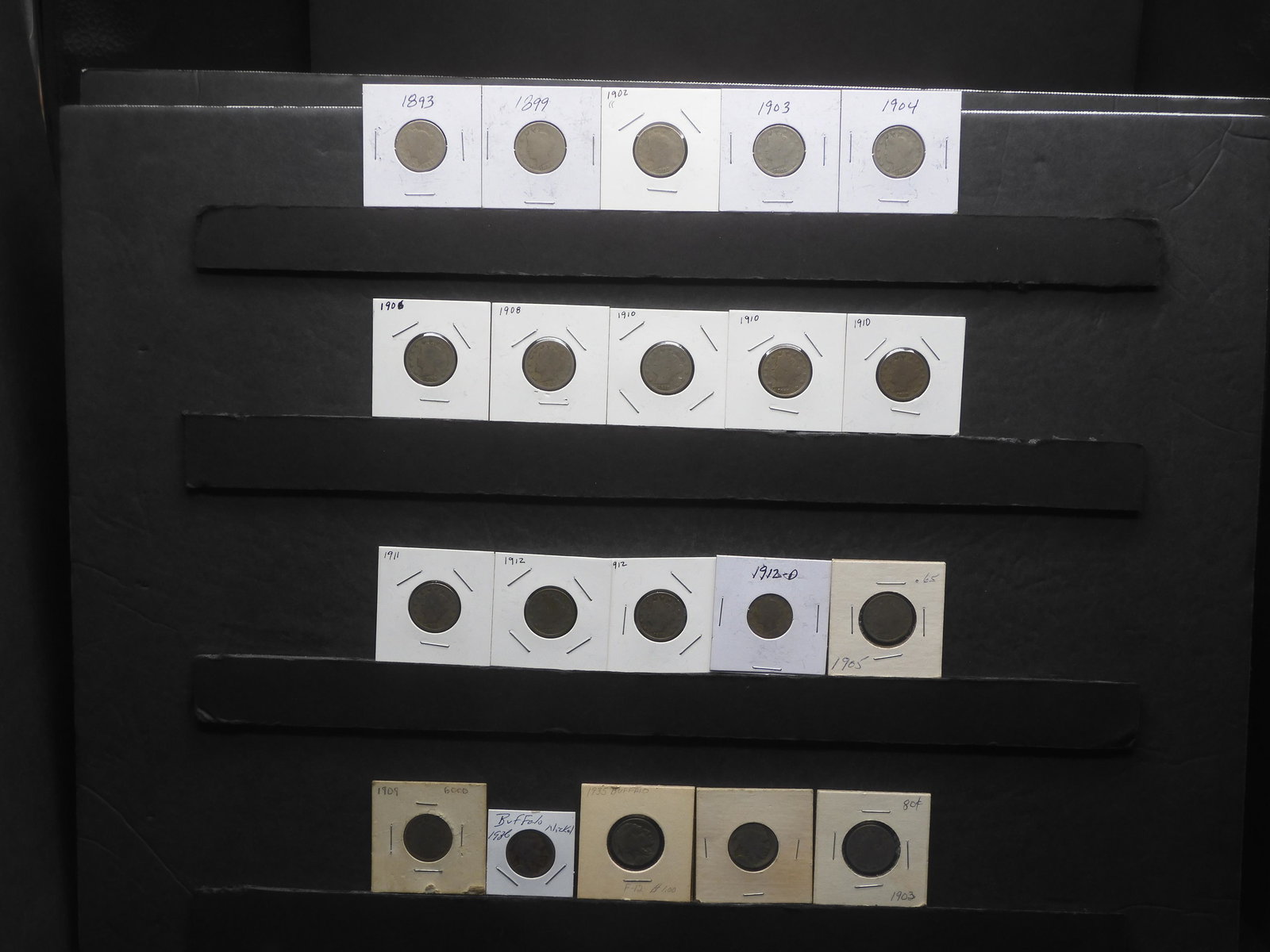 Lot of Liberty V Nickels  Mixed Dates (1 of 8)