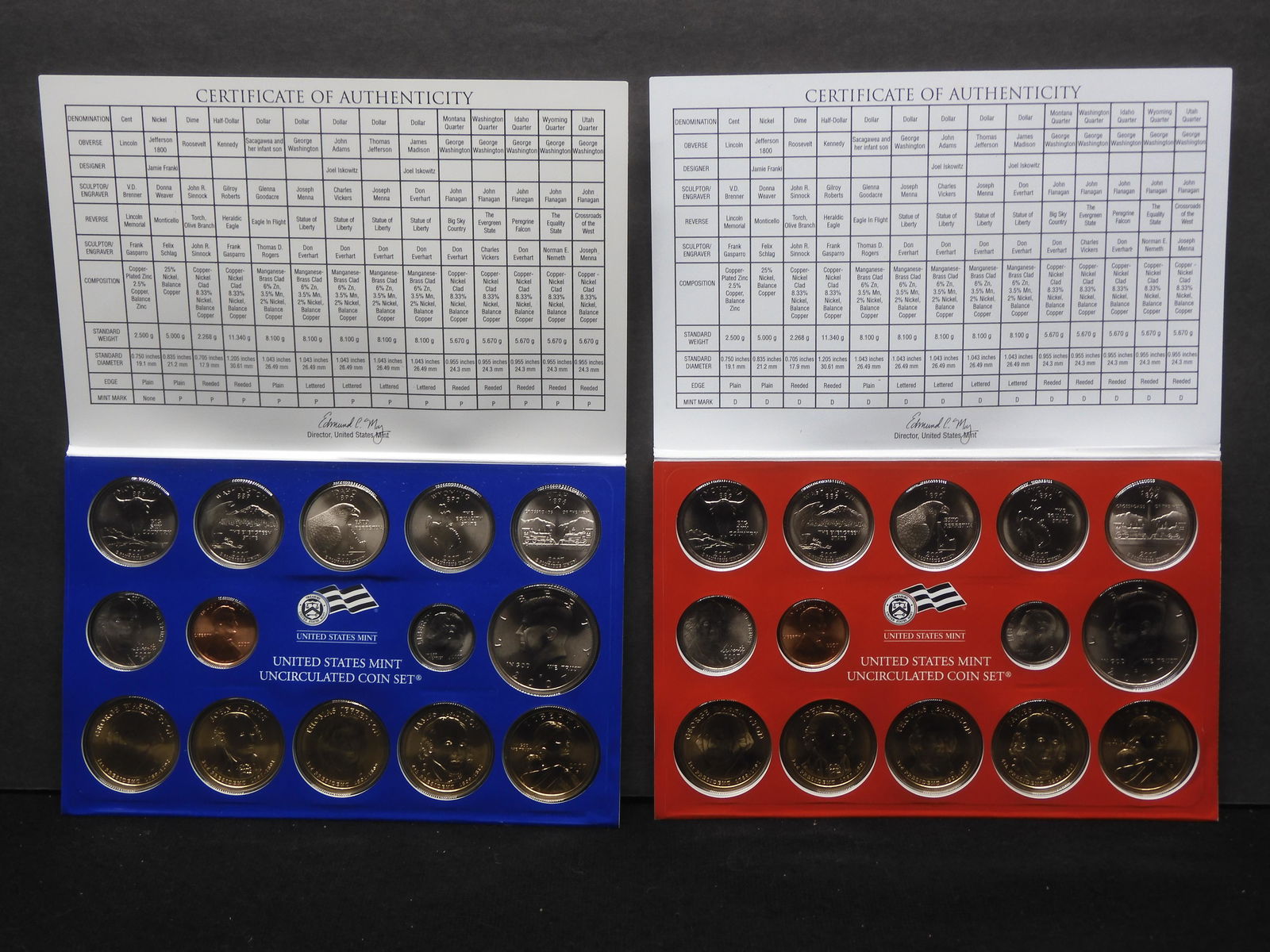 2007-P&D Uncirculated Mint Set OGP (1 of 7)