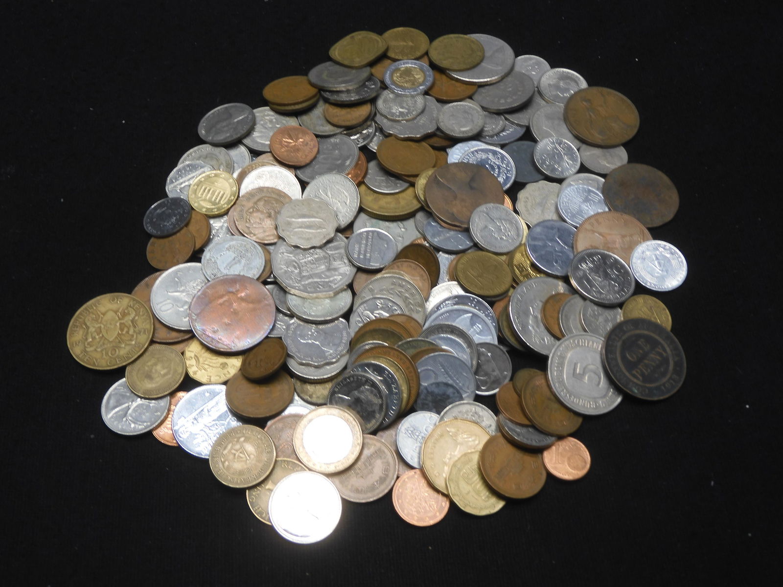 1.9 Lbs. World Coins - Various Countries & Denominations (1 of 5)